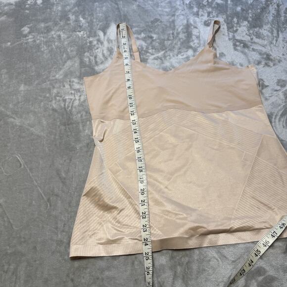 SPANX Shapewear Tank Top Womens 3X Nude Beige Seamless Smoothing Camisole - Picture 4 of 7